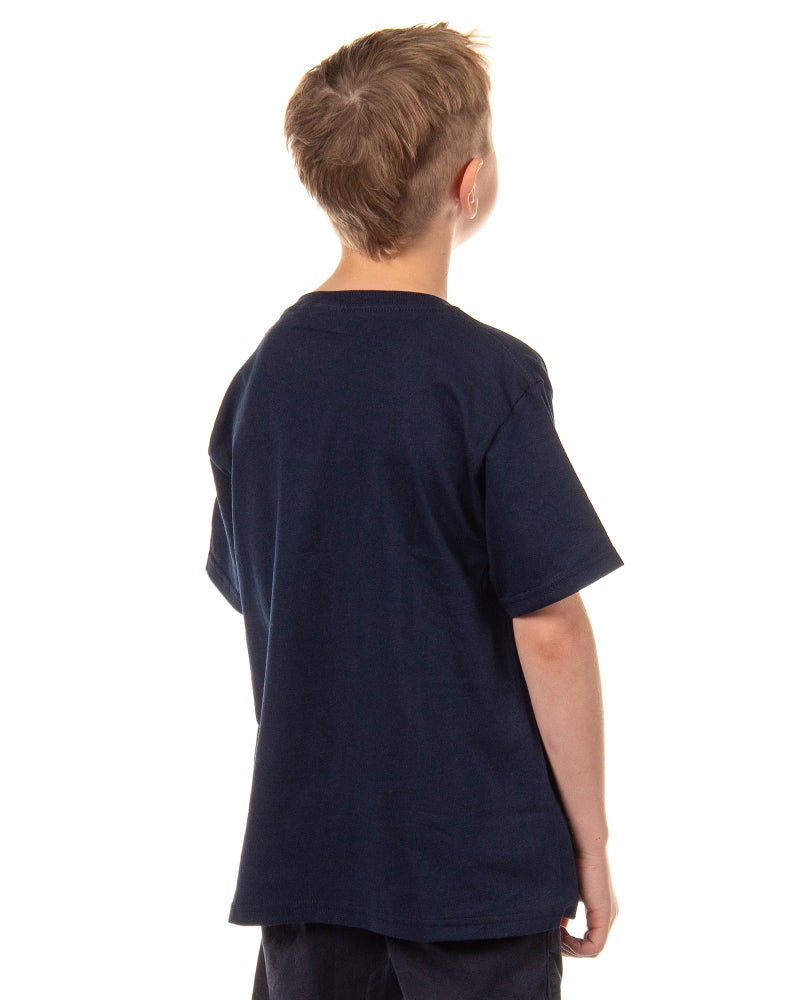 Five Nights at Freddy's Boys' Freddy Fazbear Glow in The Dark T-Shirt (Small, 6) Navy - Image 2